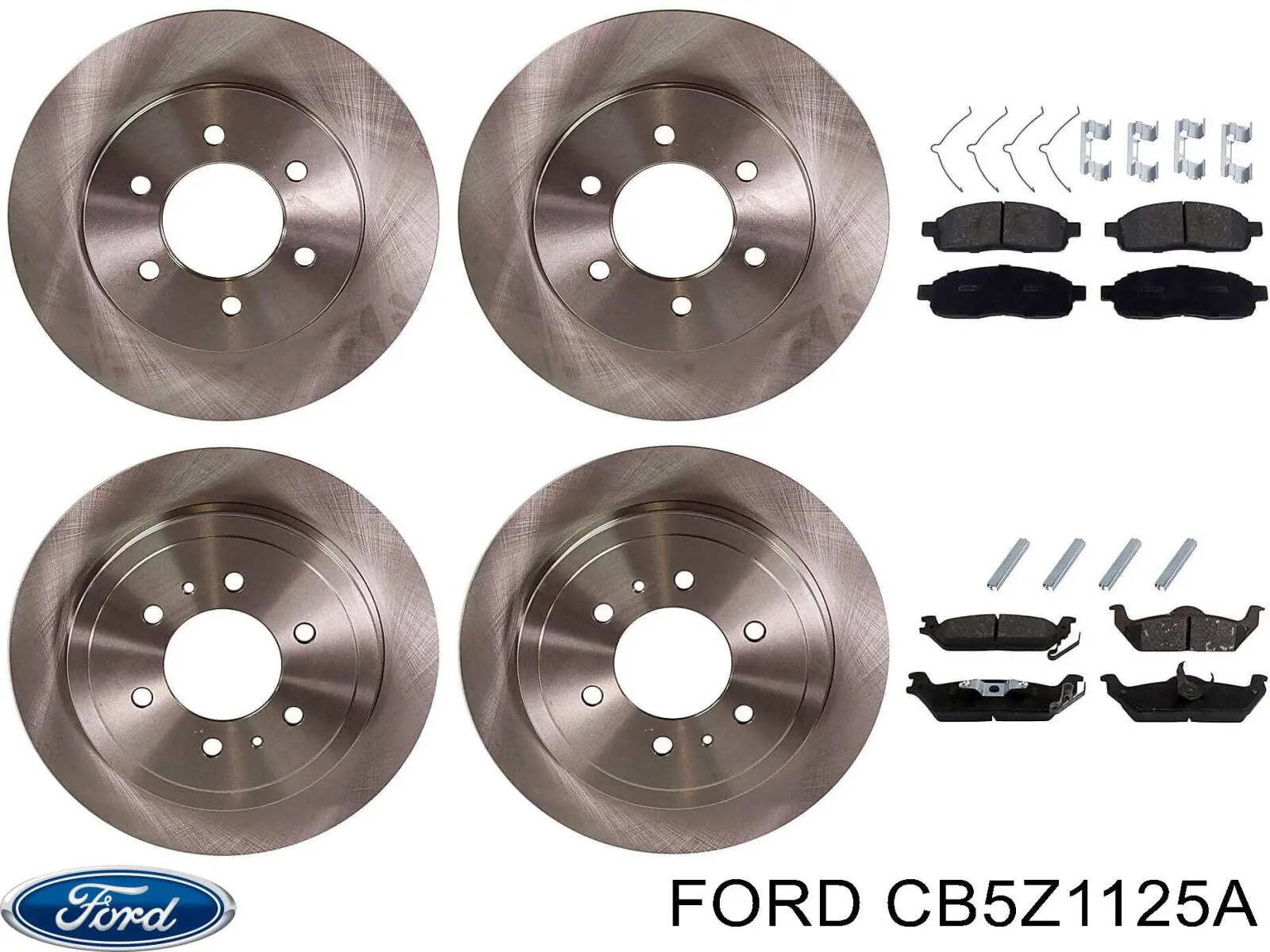 CB5Z1125A Ford диск гальмівний передній