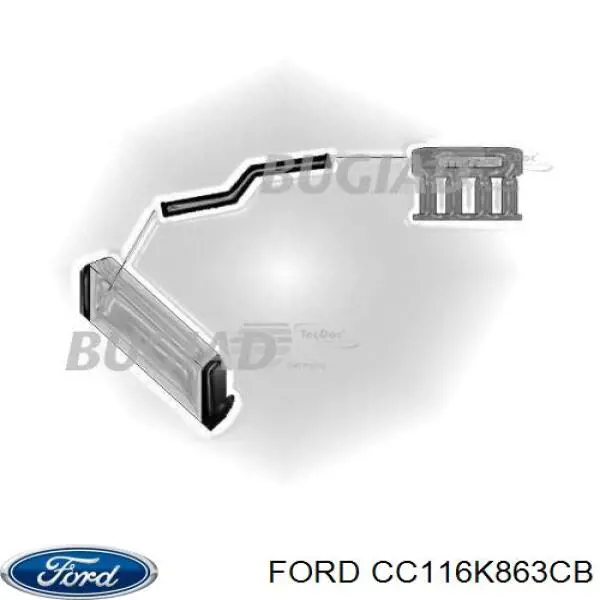 CC116K863CB Ford Трубка, що нагнітається