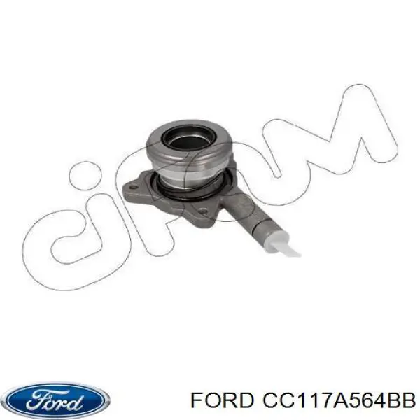 Купити CC117A564BB Ford Робочий циліндр зчеплення в зборі з витискним підшипником