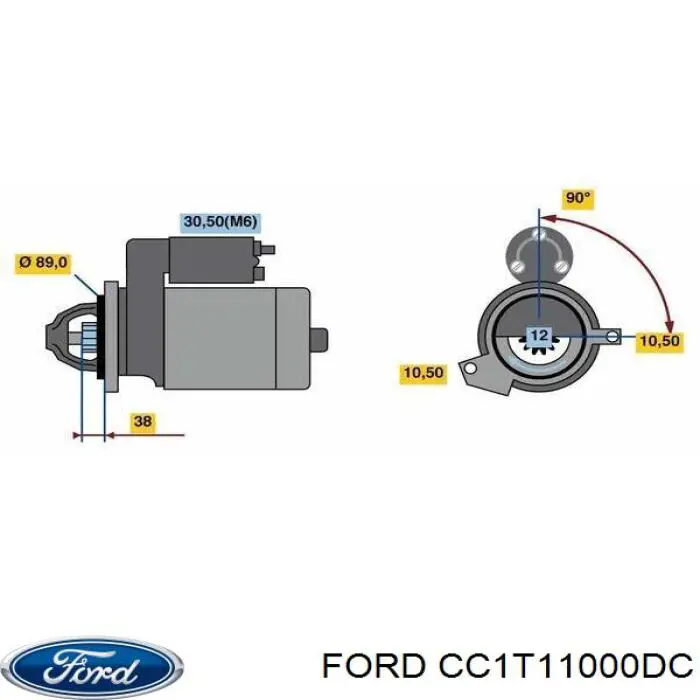 Стартер Bosch 1986S00841 ціна, від 96.18 USD