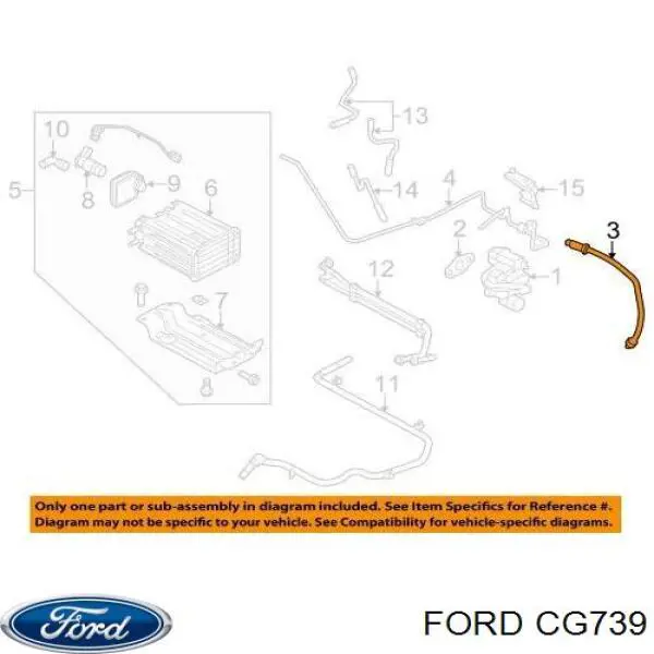 Прокладка EGR-клапана рециркуляції Ford Mondeo 3 (BWY) (Форд Мондео)