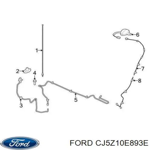 Купити CJ5Z10E893E Ford 