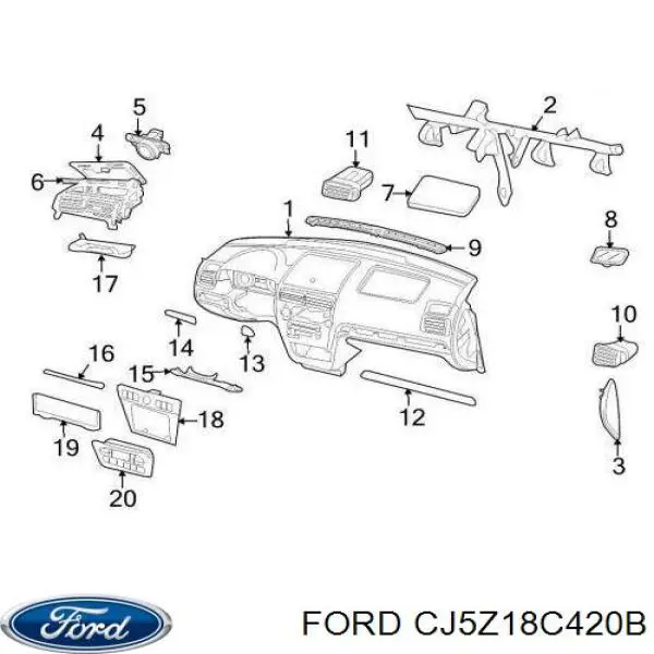  CJ5Z18C420E Ford