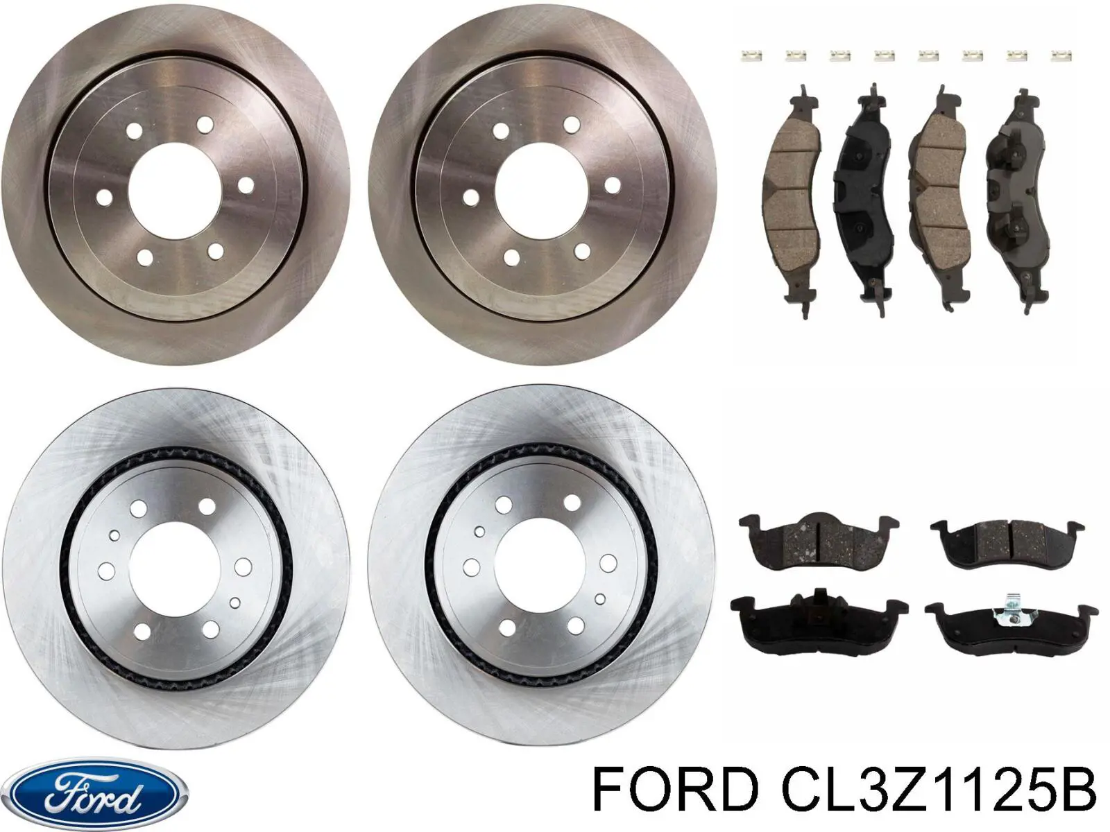 Гальмівні диски передні CL3Z1125B Ford