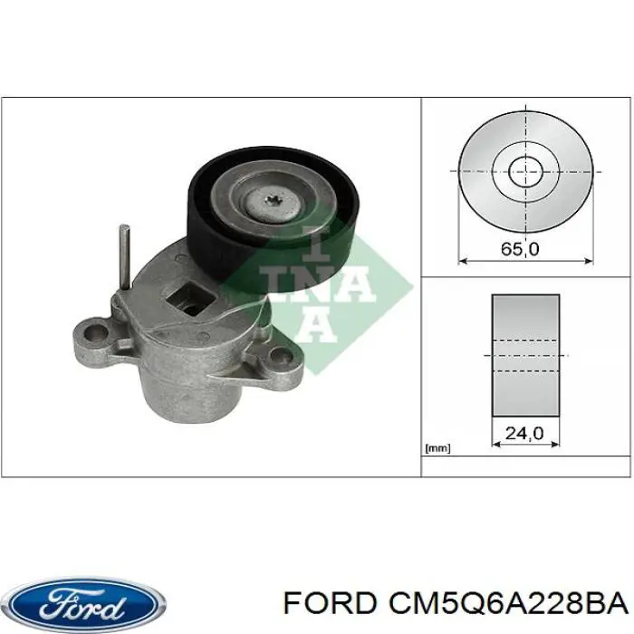 Натягувач приводного ременя Ford CM5Q6A228BA ціна, від 36.99 USD