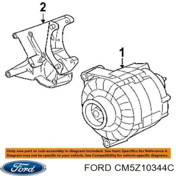 Інерційний шків Ford GP763 ціна, від 30.08 USD