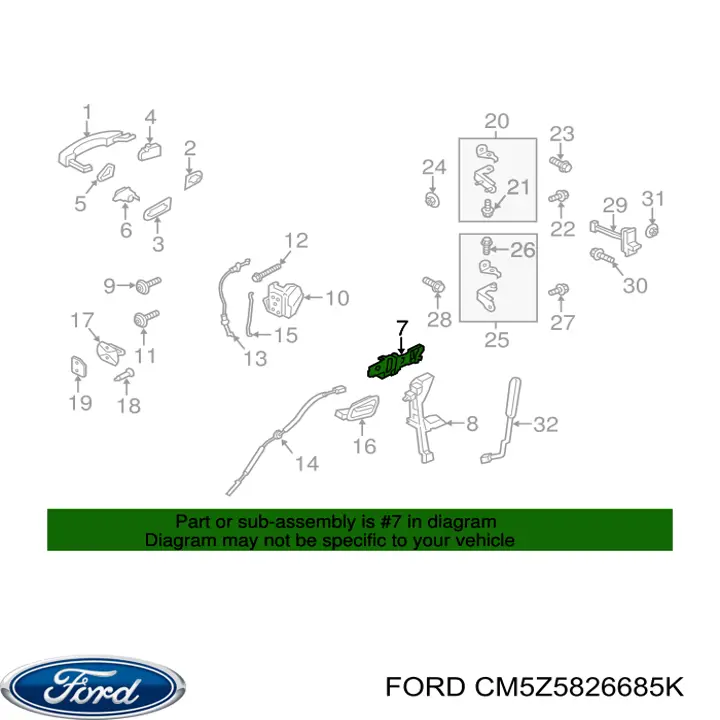 CM5Z5826685K Ford 