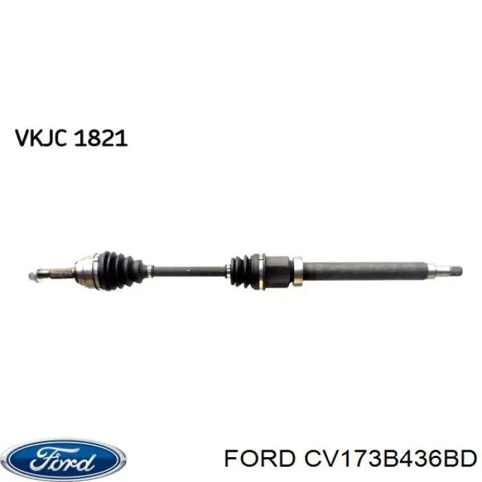 CV173B436BD Ford Привід передній правий