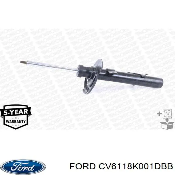 Амортизатор передньої підвіски, лівий Ford CV6118K001DBB ціна, від 75.56 USD