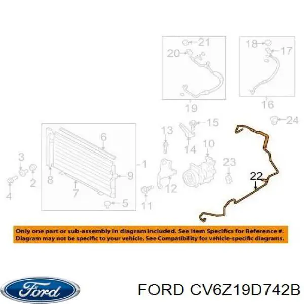 CV6Z19D742B Ford 
