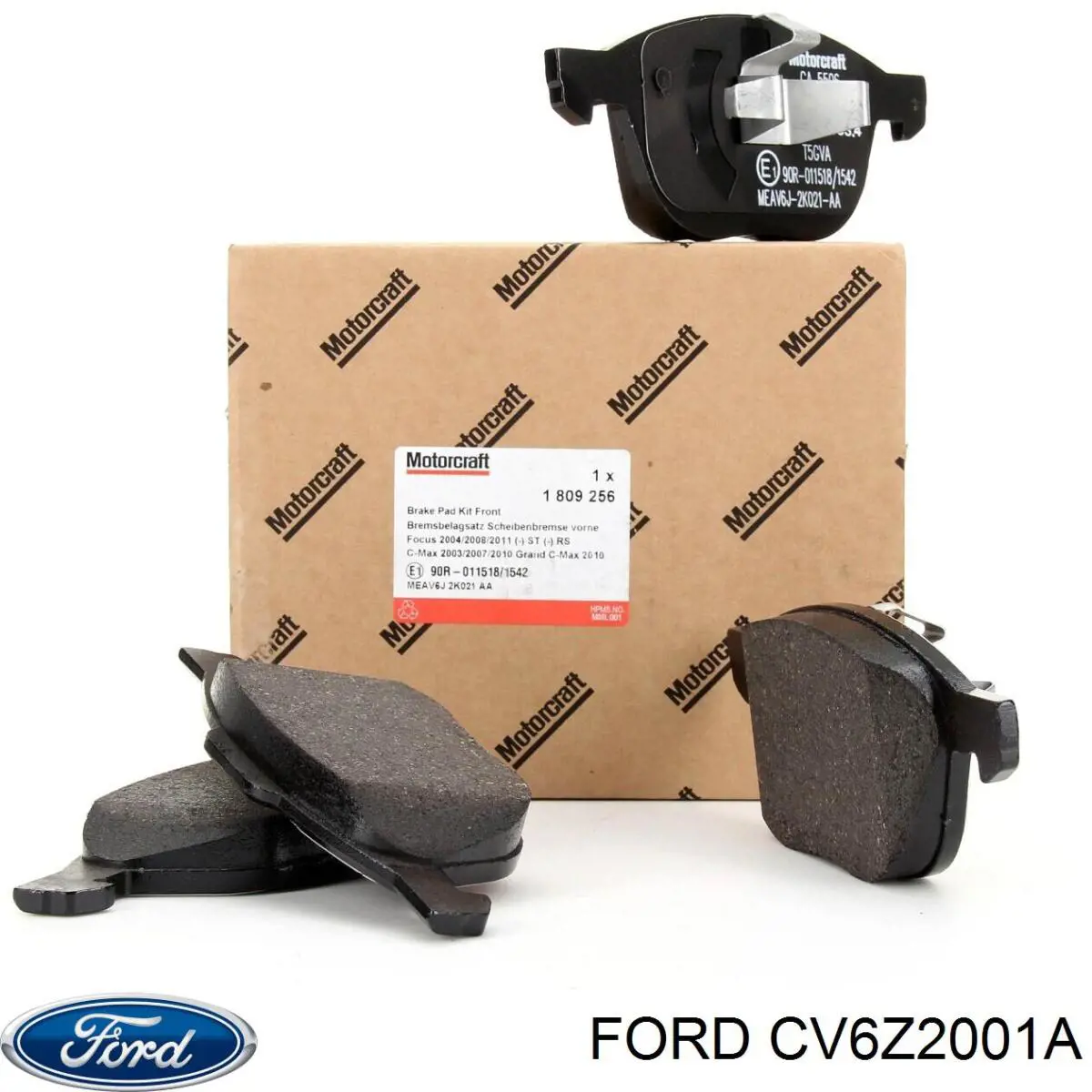 Купити CV6Z2001A Ford Колодки гальмівні передні, дискові