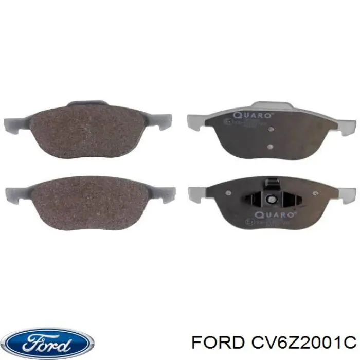 CV6Z2001C Ford колодки гальмівні передні, дискові