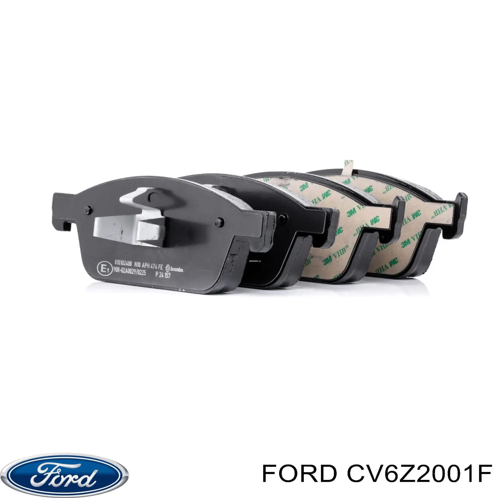 CV6Z2001F Ford колодки гальмівні передні, дискові