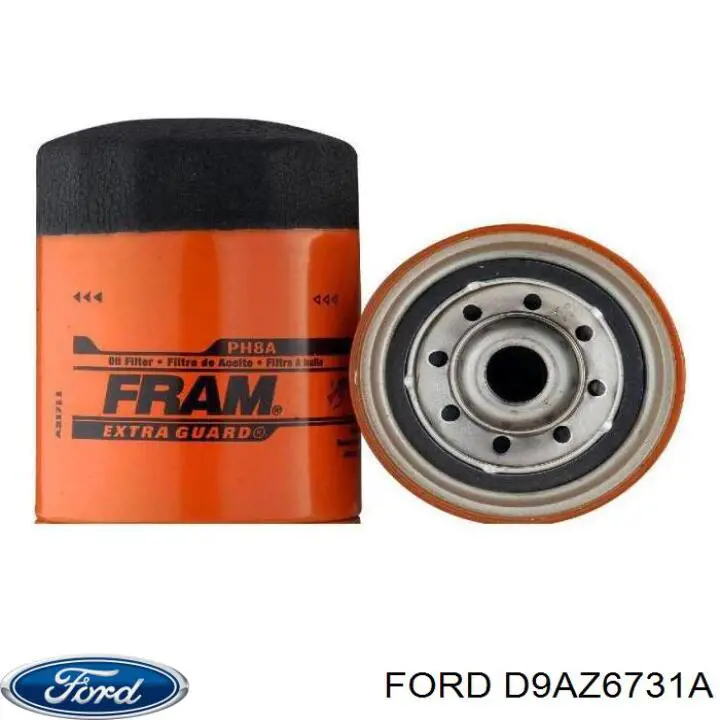 Масляний фільтр двигуна Ford D9AZ6731A ціна, від 6.87 USD