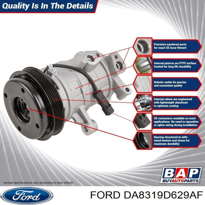 DA8319D629AF Ford Компресор холодоагенту