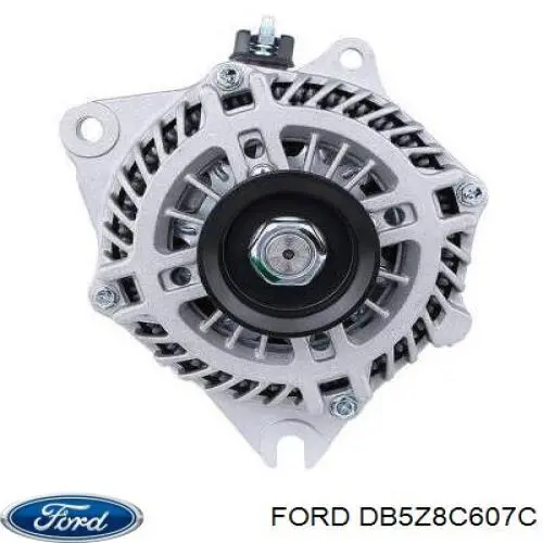 Купити DB5Z8C607C Ford Дифузор радіатора охолодження, в зборі з двигуном і крильчаткою