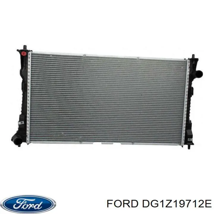 Радіатор кондиціонера DG1Z19712E Ford
