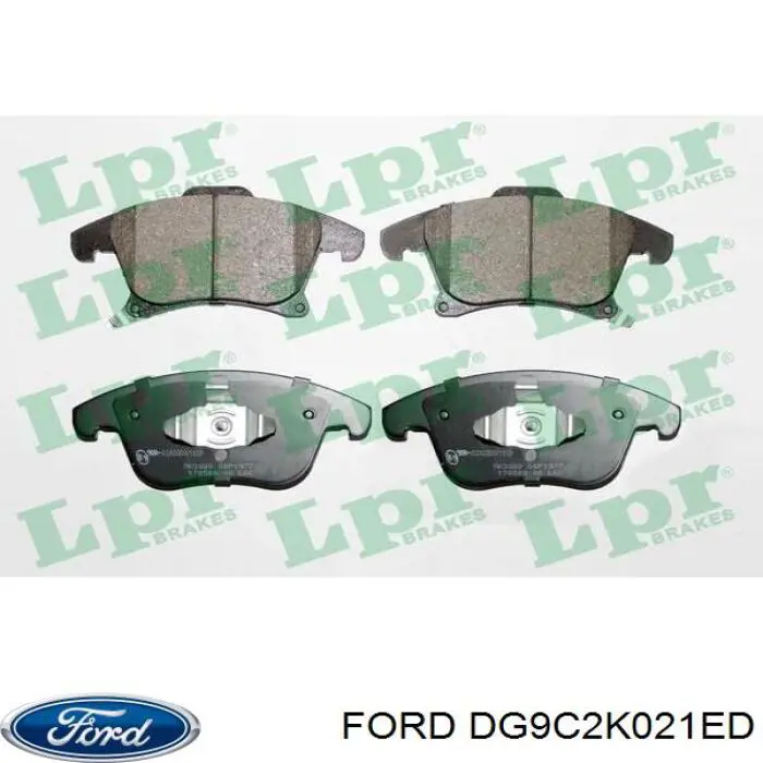Гальмівні колодки Ford DG9C2K021ED ціна, від 40.92 USD
