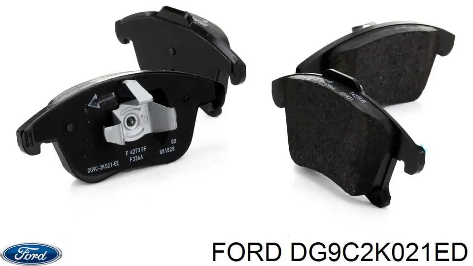 Передні тормозні колодки DG9C2K021ED Ford