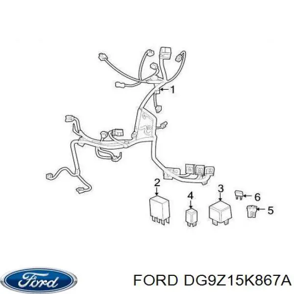  DG9Z15K867A Ford