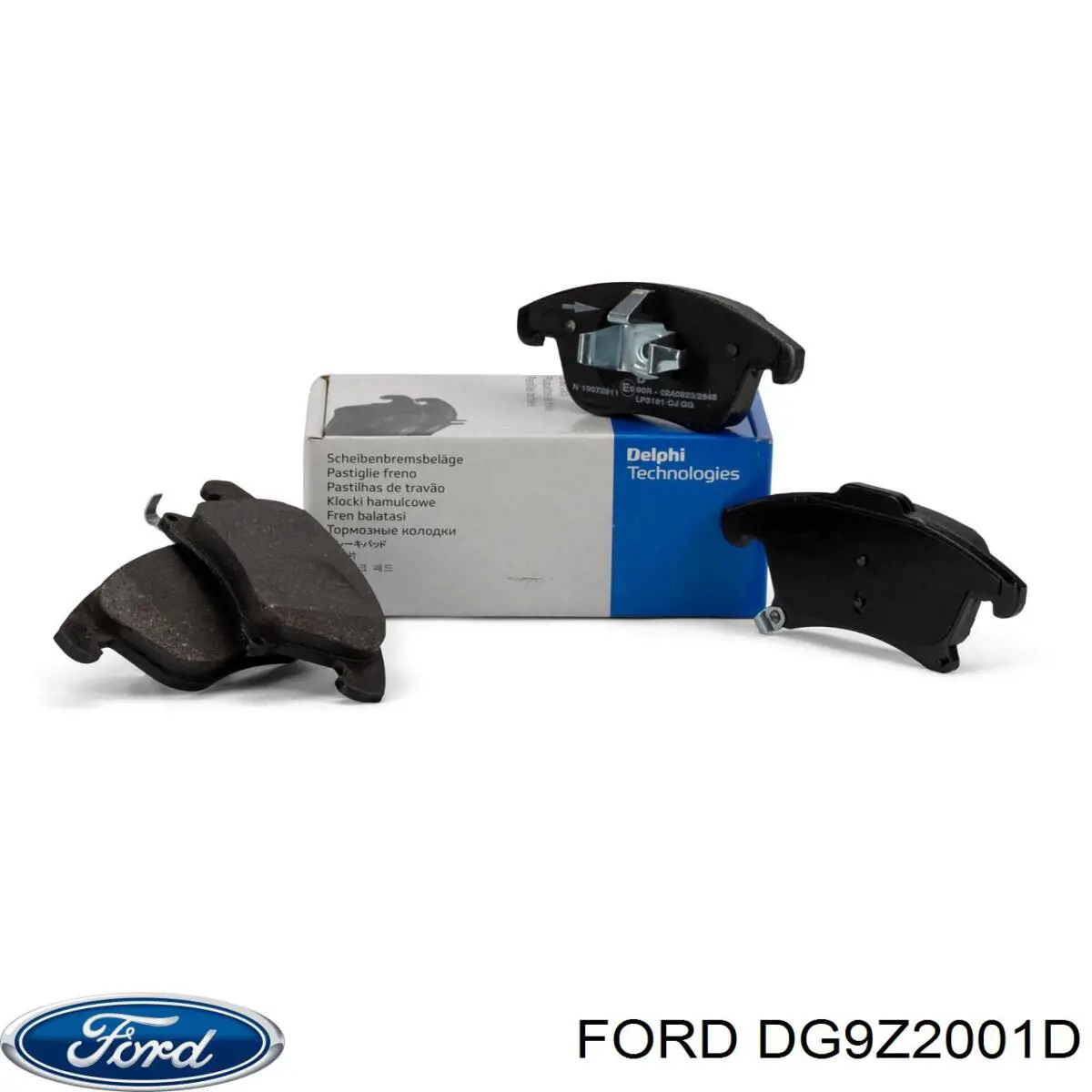 Купити DG9Z2001D Ford Колодки гальмівні передні, дискові