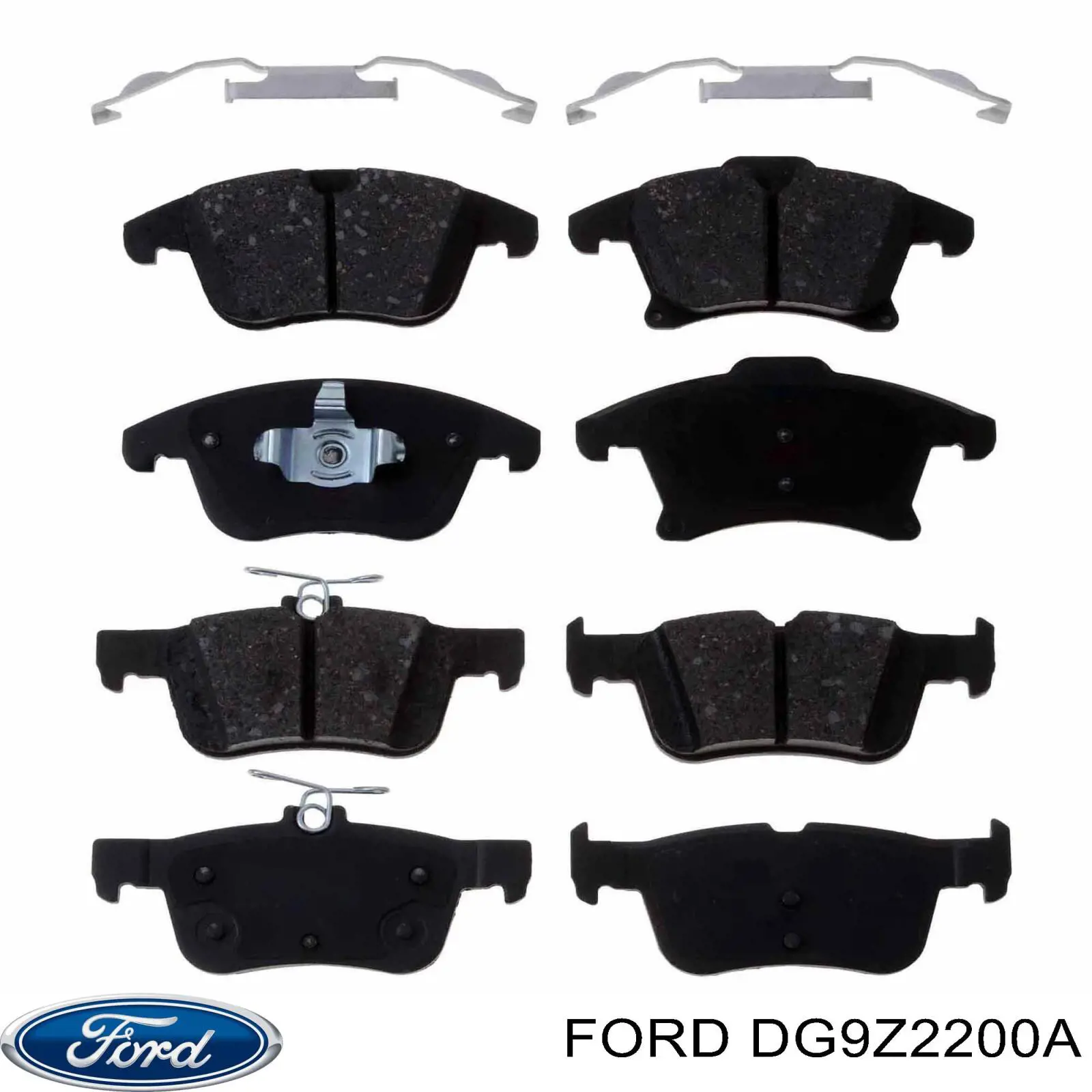 Купити DG9Z2200A Ford Задні колодки