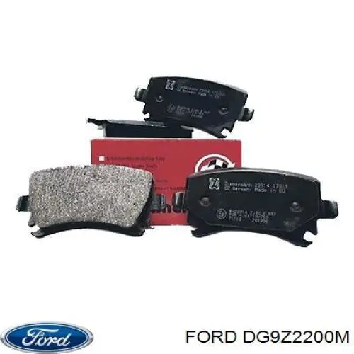 Купити DG9Z2200M Ford Задні колодки