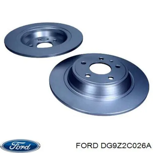Купити DG9Z2C026A Ford Диск заднього гальма