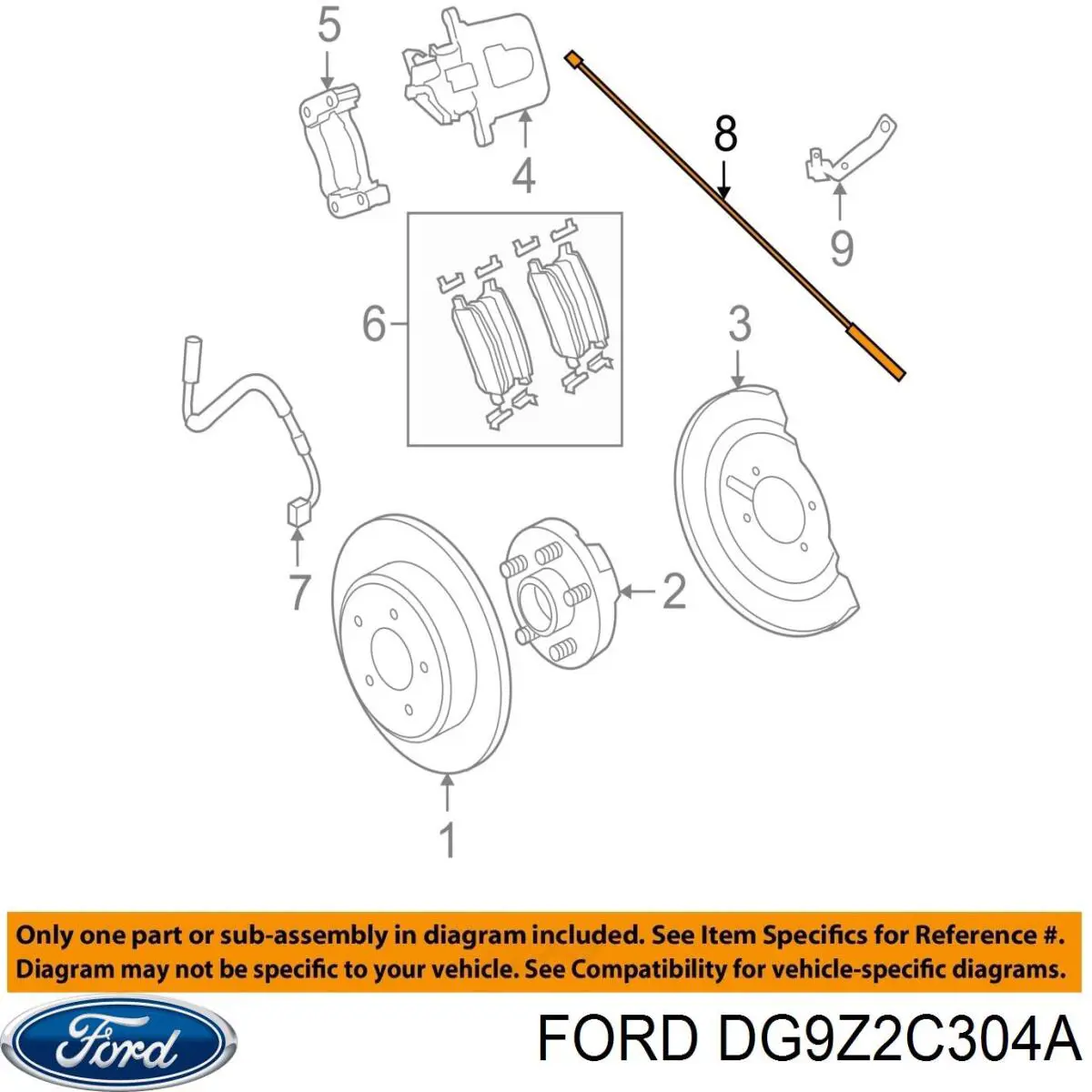 DG9Z2C304G Ford 