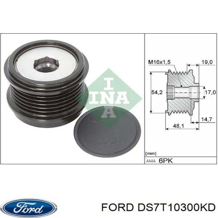 Купити DS7T10300KD Ford Генератор