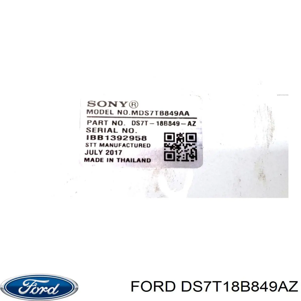 Купити DS7T18B849AZ Ford 
