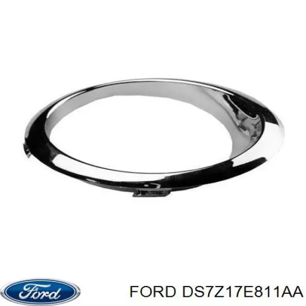 Ободок/окантовка фари протитуманної, лівий Ford Fusion (Форд Фьюжн)