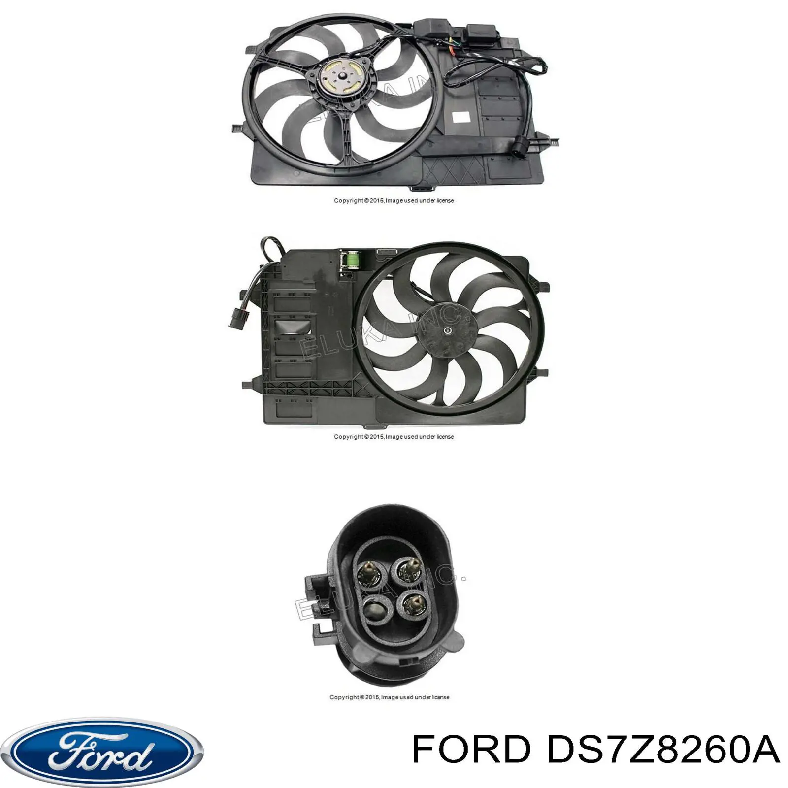 DS7Z8260A Ford Патрубок системи охолодження