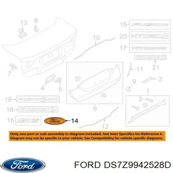 DS7Z9942528D Ford 