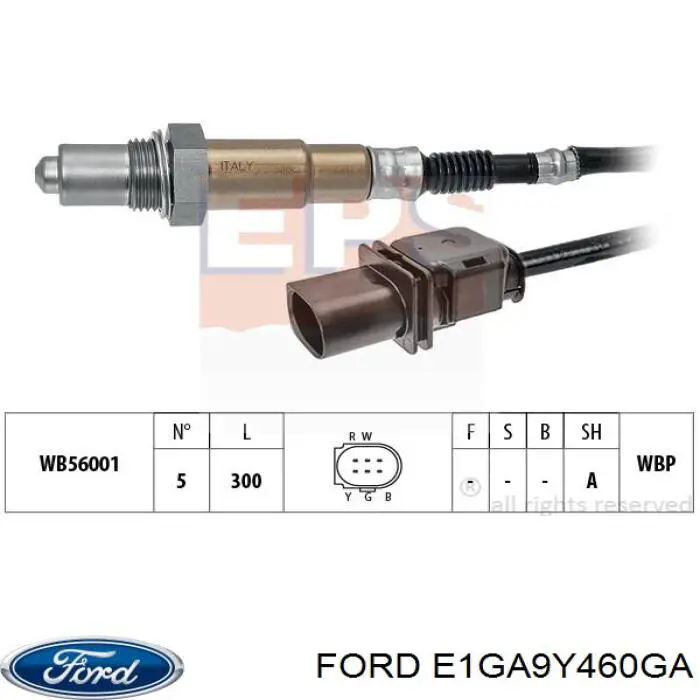 Купити E1GA9Y460GA Ford Лямбдазонд, датчик кисню до каталізатора
