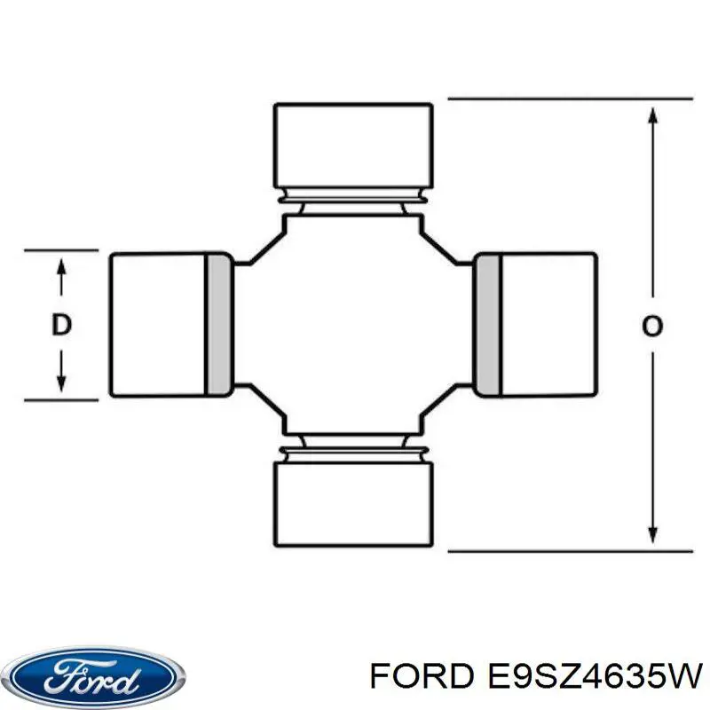 Хрестовина карданного валу Ford E9SZ4635W ціна, від 23.64 USD