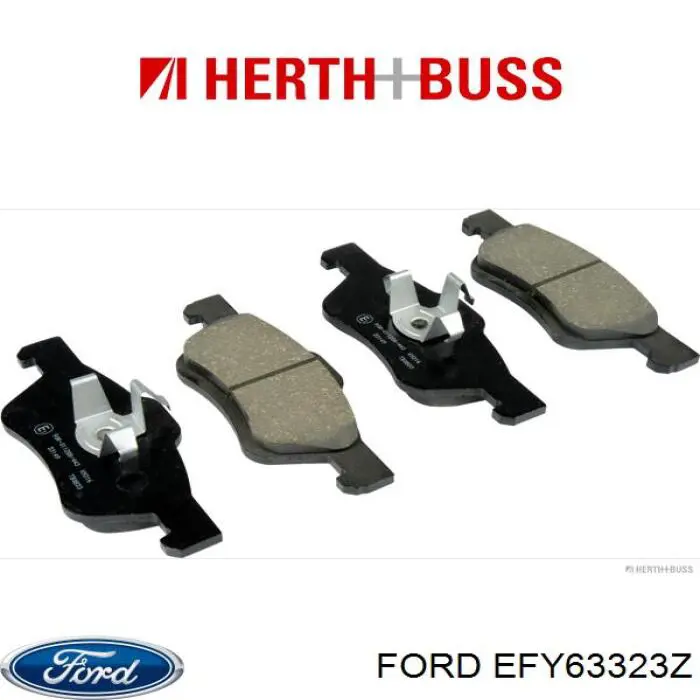 Колодки гальмівні передні, дискові EFY63323Z Ford