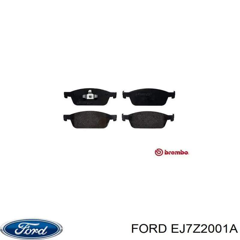 Купити EJ7Z2001B Ford Колодки гальмівні передні, дискові