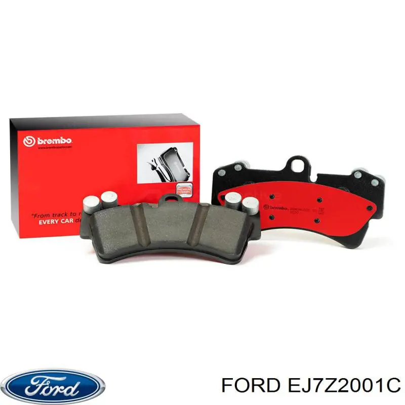 Гальмівні колодки Ford EJ7Z2001C ціна, від 71.22 USD