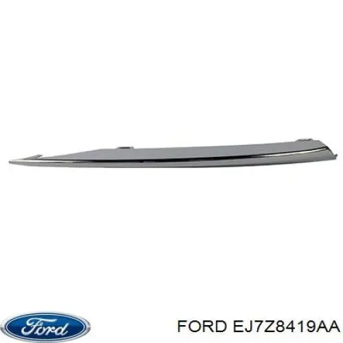 Накладка бампера переднього, центральна Ford EJ7Z8419AA ціна, від 71.11 USD