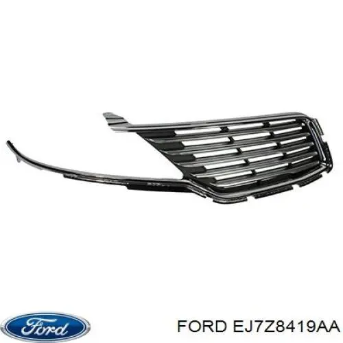 Накладка бампера переднього, центральна EJ7Z8419AA Ford