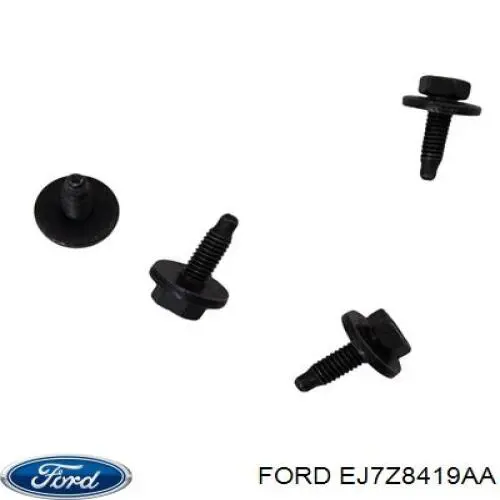 EJ7Z8419AA Ford Молдинг бампера переднього, центральний