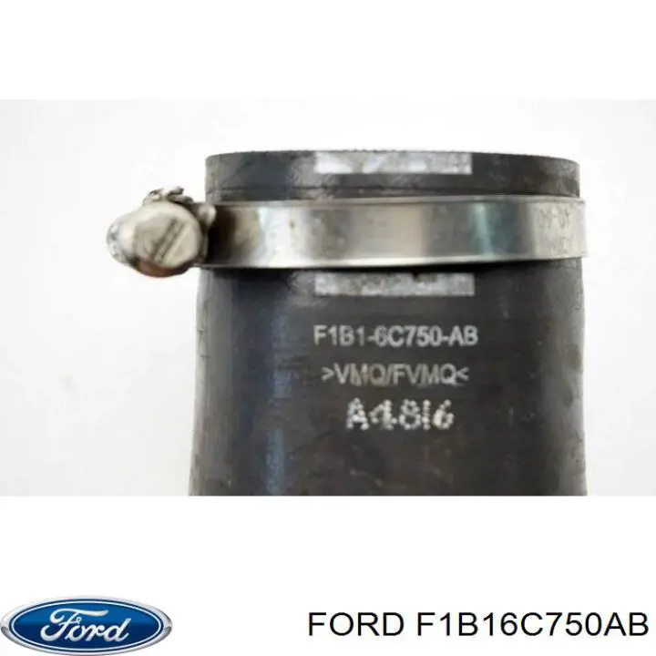 F1B16C750AB Ford Шланг/патрубок интеркуллера