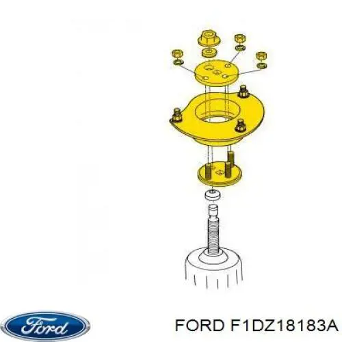 F1DZ18183AA Ford Кріплення переднього амортизатора