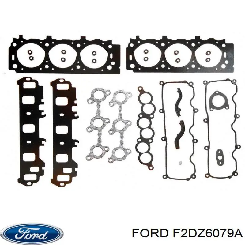 Комплект прокладок двигуна, верхній F2DZ6079A Ford