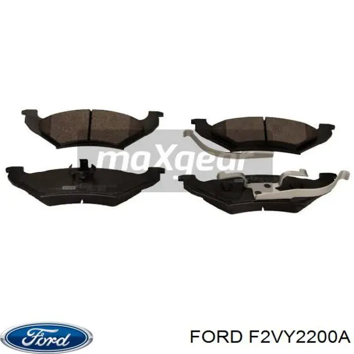 Задні гальмівні колодки Ford F2VY2200A ціна, від 22.38 USD