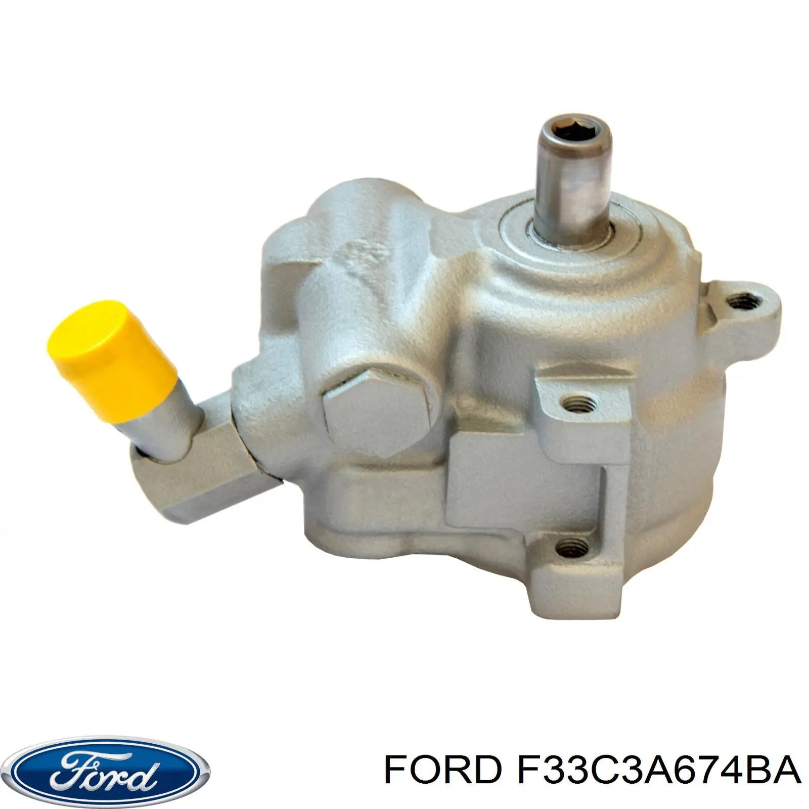 F33C3A674BA Ford насос гідропідсилювача керма (гпк)