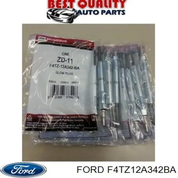 Свіча накалу Ford F4TZ12A342BA ціна, від 14.39 USD