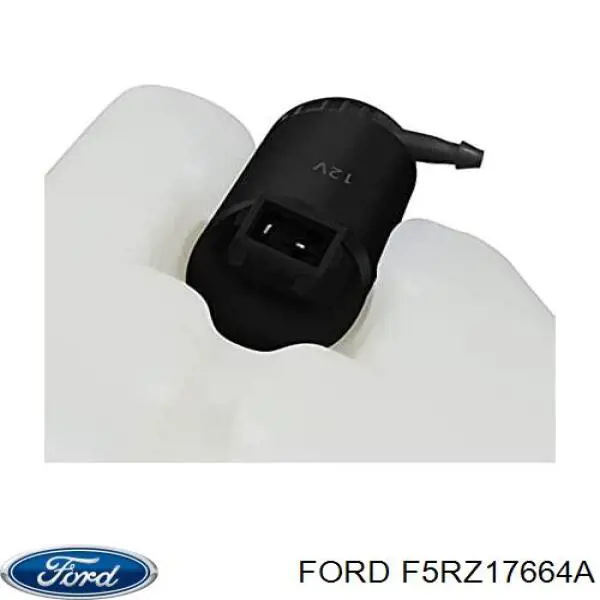 F5RZ17664A Ford насос-двигун омивача скла, переднього