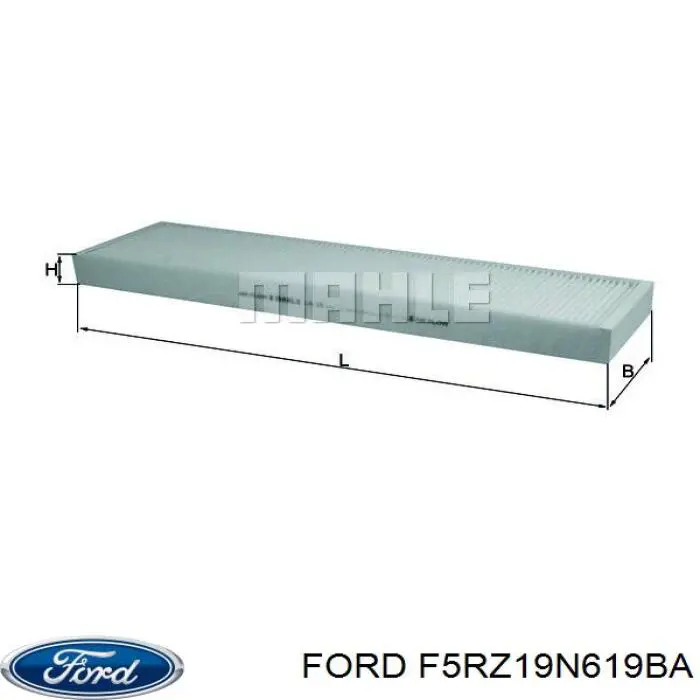 Двигун у зборі F5RZ19N619BA Ford